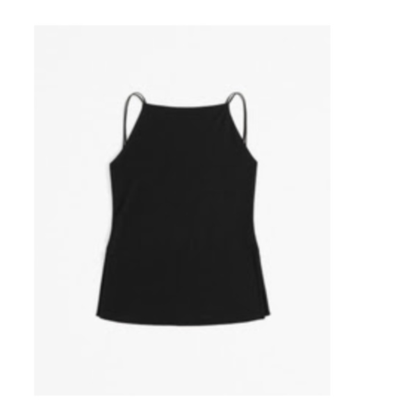 Abercrombie Open Back High Neck Top in Black (L) - Picture 4 of 5